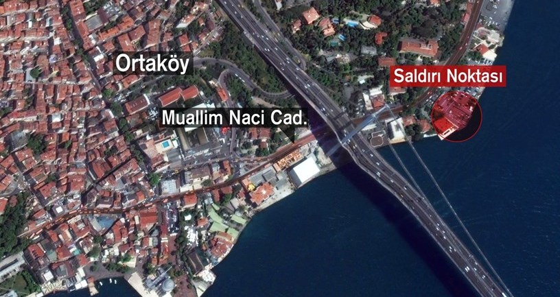 Ortaköy’de gece kulübüne terör saldırısı