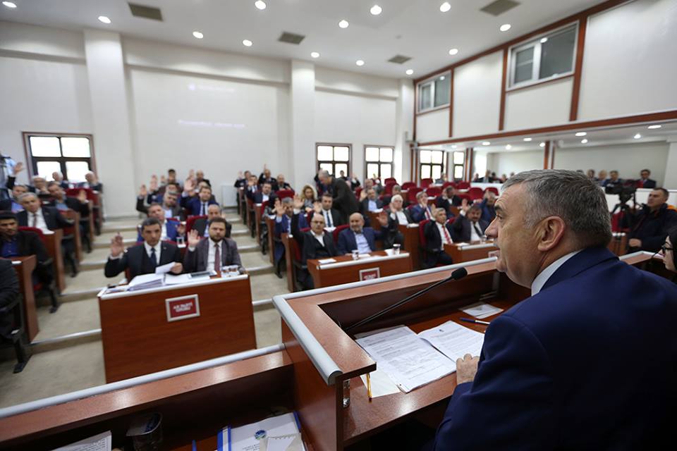 Büyükşehir Nisan Meclis Toplantısı gerçekleştirildi.