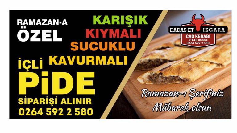 DADAŞ ET IZGARA CAĞ KEBABI RAMAZANA HAZIR Arifiye Haber