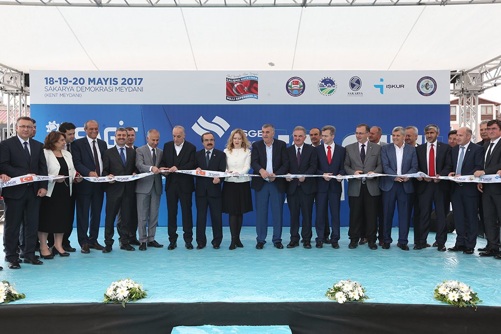 Şehrin en büyük istihdam fuarı  SAGİF açıldı