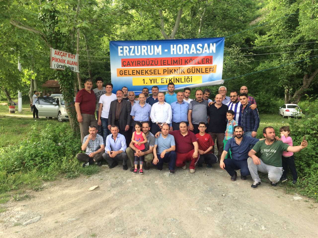 Arifiye Ak Partiden İhsan Turan köylüleri ile piknikte buluştu