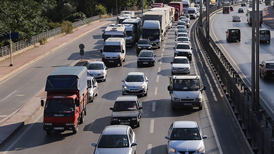 Otoyolda yeni yol çalışma duyurusu