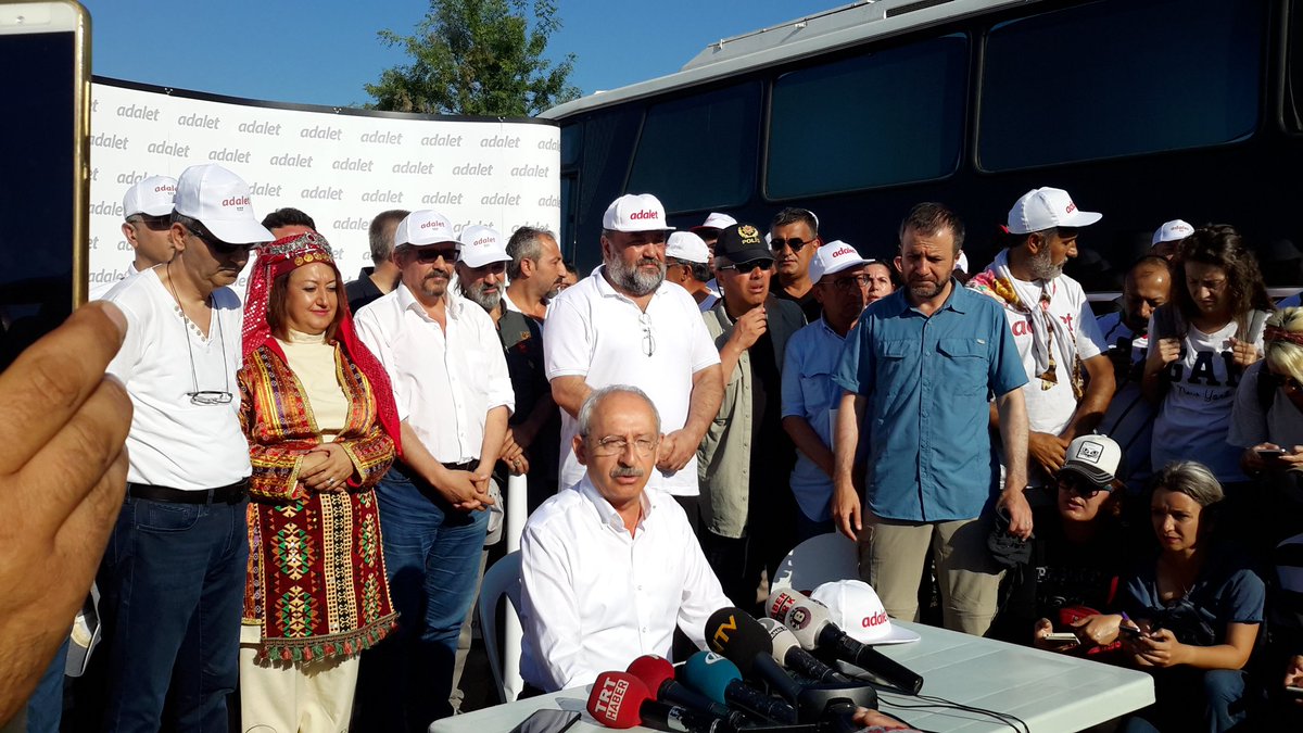 Adalet yürüyüşünün 17’nci gününe basın açıklaması ile başladı