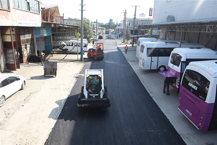 Modern Sanayi’de asfalt tamam