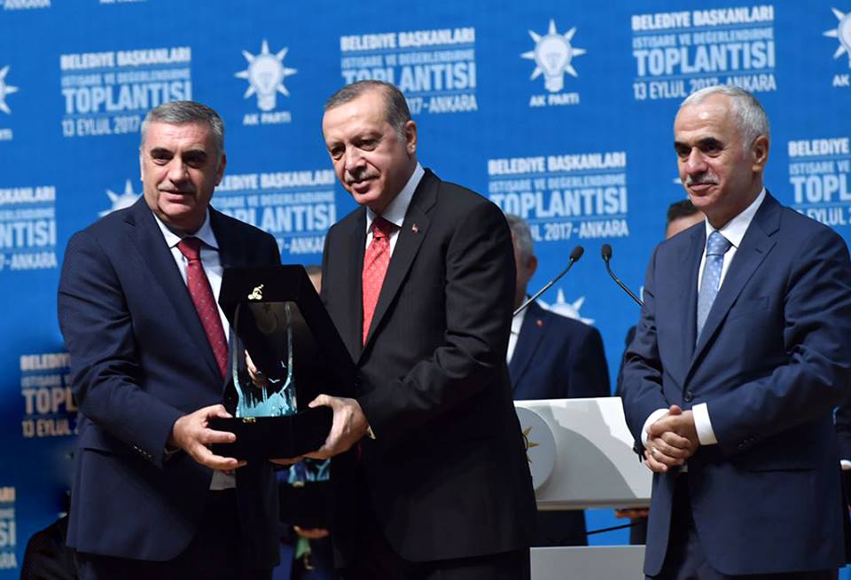 Cumhurbaşkanı Erdoğan’dan Büyükşehir’e ödül
