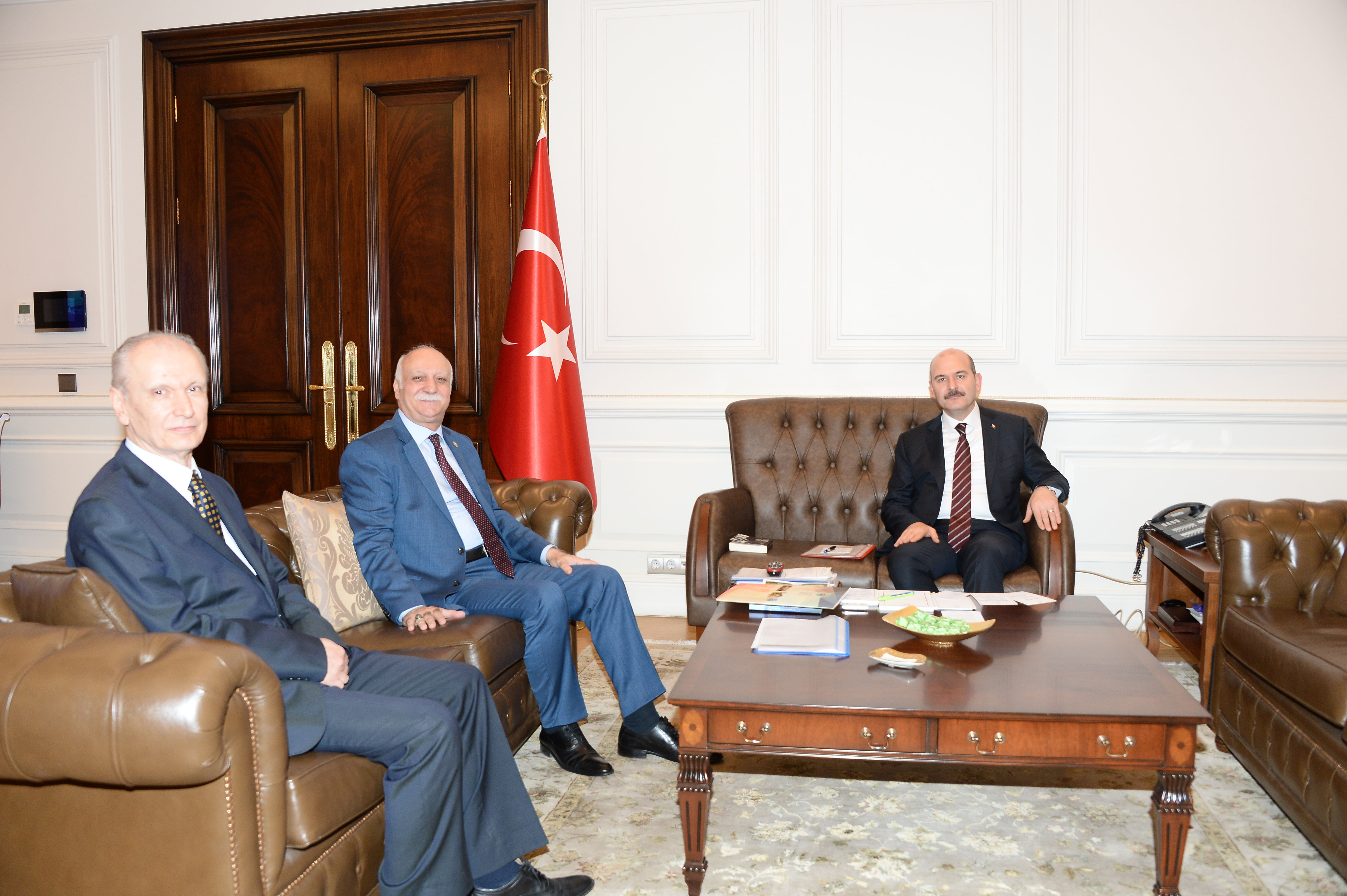 TZOB Genel Başkanı Bayraktar, İçişleri Bakanı Soylu’yu ziyaret etti
