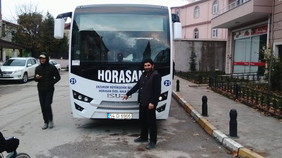 Sakarya Plakalı Horasan Halk Otobüsü Arifiye’de