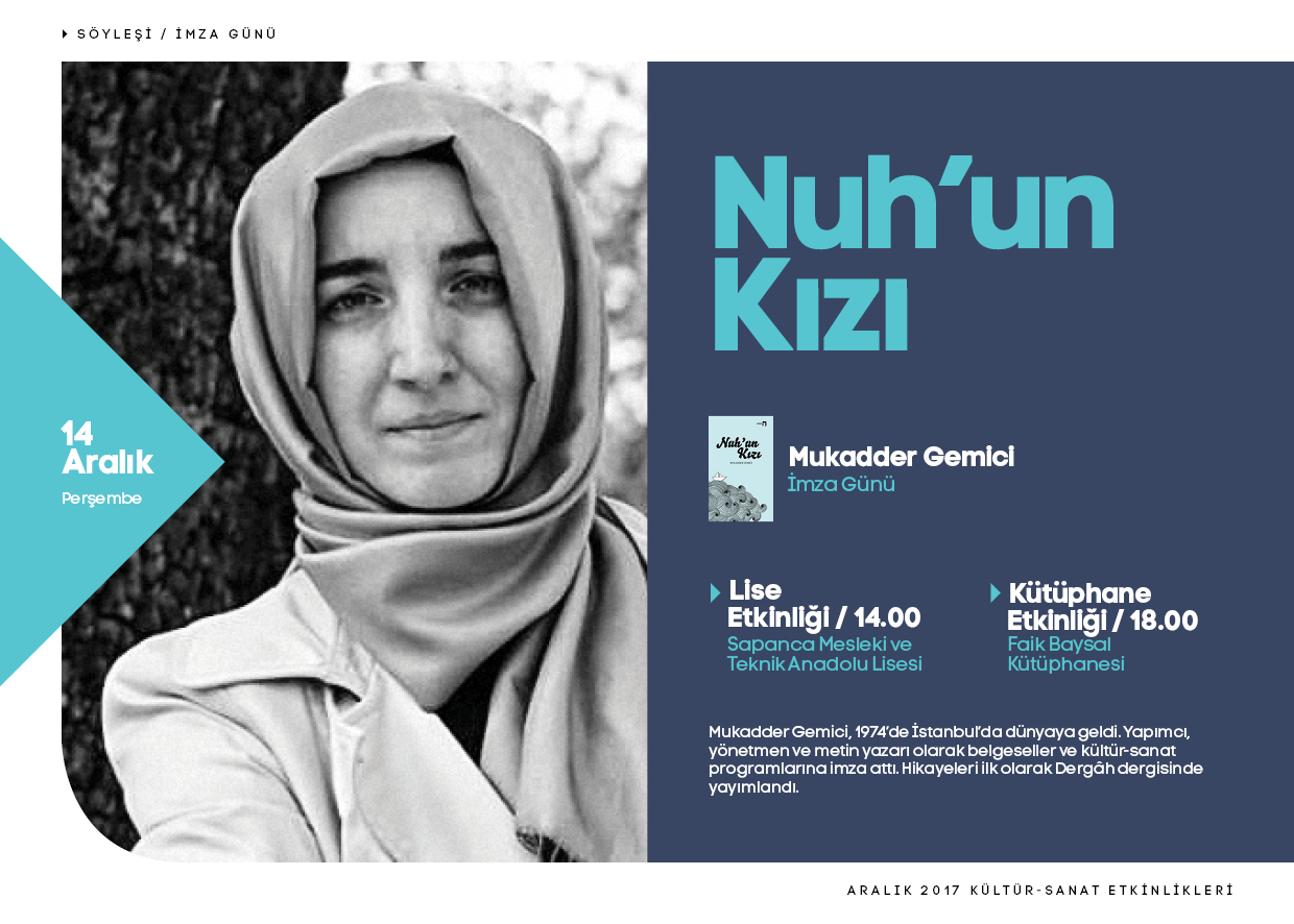 Perşembe günü iki etkinlik var