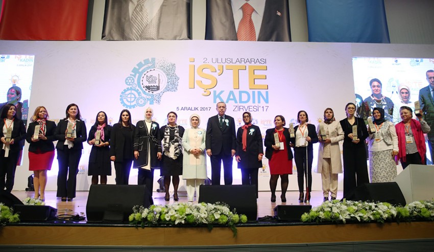 Cumhurbaşkanı Erdoğan 2. Uluslararası İş’te Kadın Zirvesi’nde konuştu