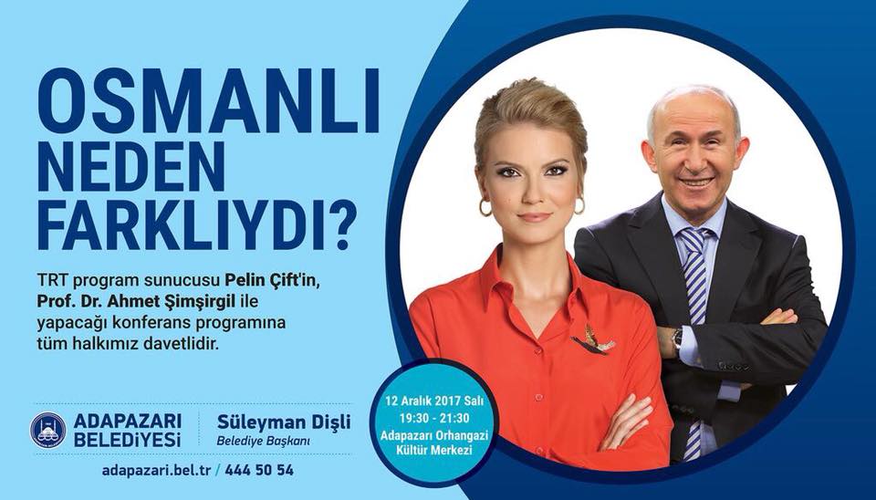 PROF.DR.AHMET ŞİMŞİRGİL HOCA SAKARYA’YA GELİYOR