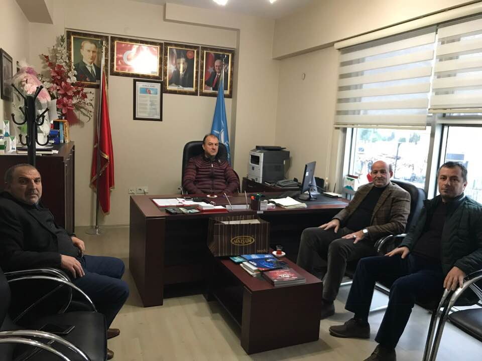 RIDVAN SEZER’DEN İLÇE BAŞKANINA ZİYARET