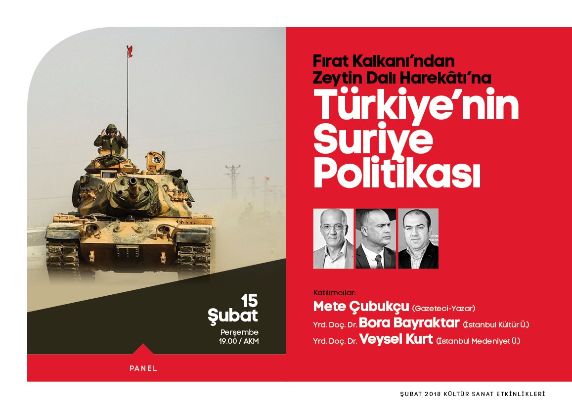 Türkiye’nin Suriye Politikası AKM’de konuşulacak