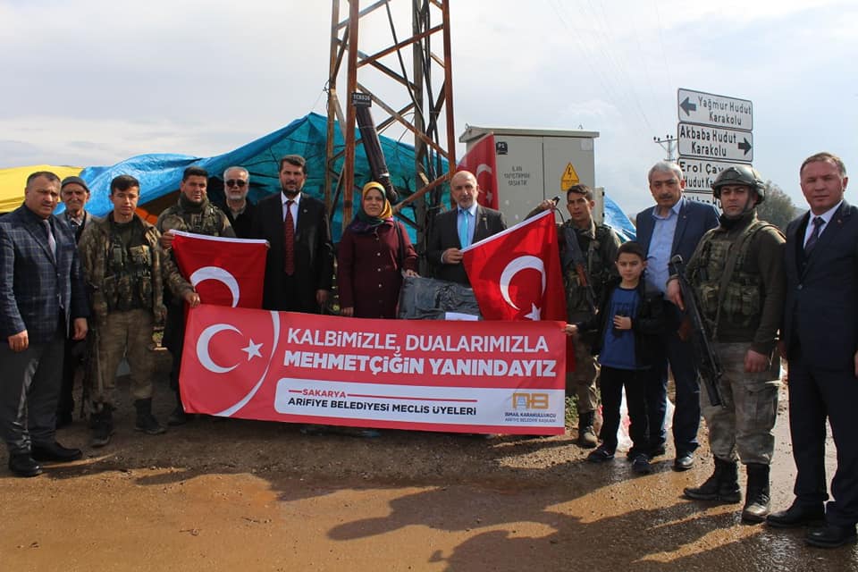 Arifiye Belediye Meclis Üyeleri Suriye Sınırında