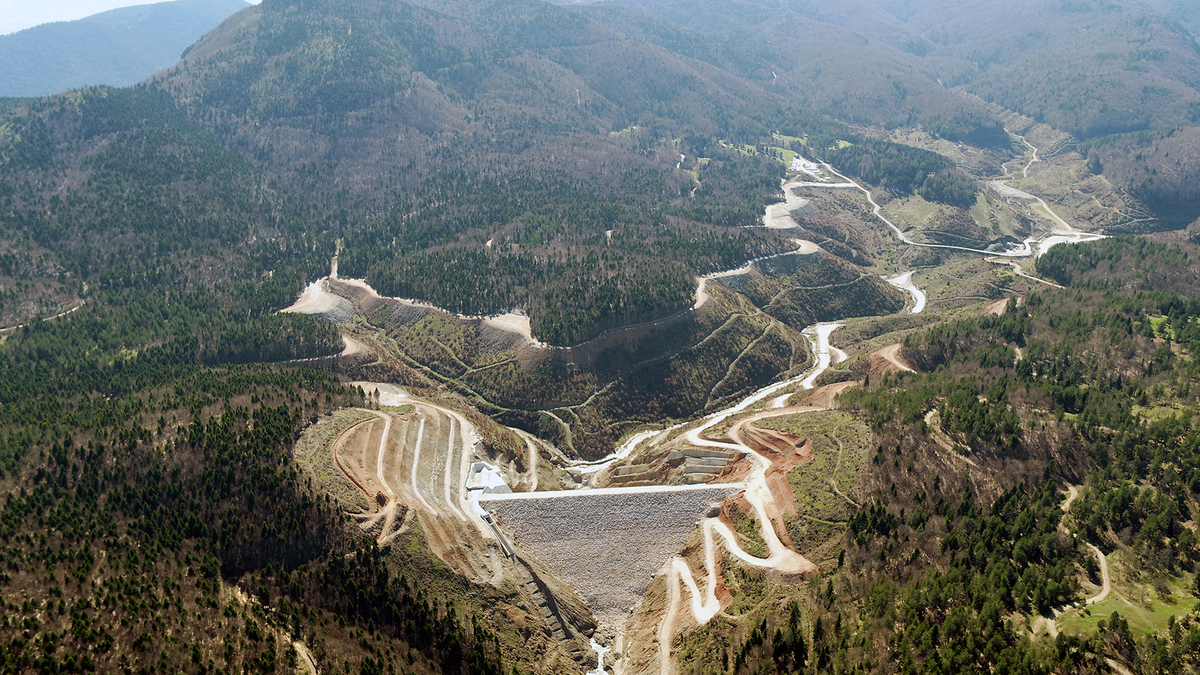 Akçay Barajı yılsonunda su tutmaya hazırlanıyor