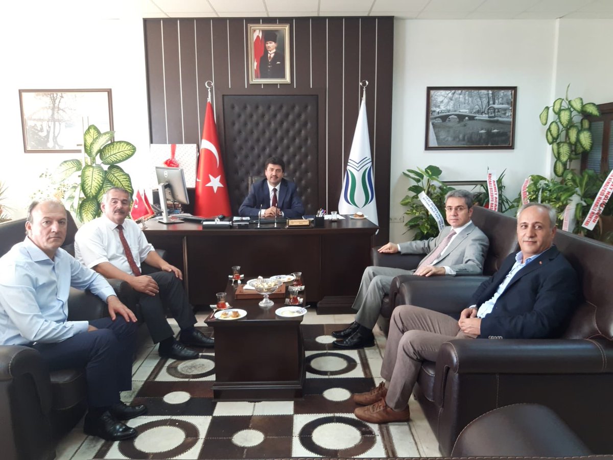 Arifiye’den SUBÜ Rektörü Prof.Dr. Mehmet Sarıbıyık’a ziyaret