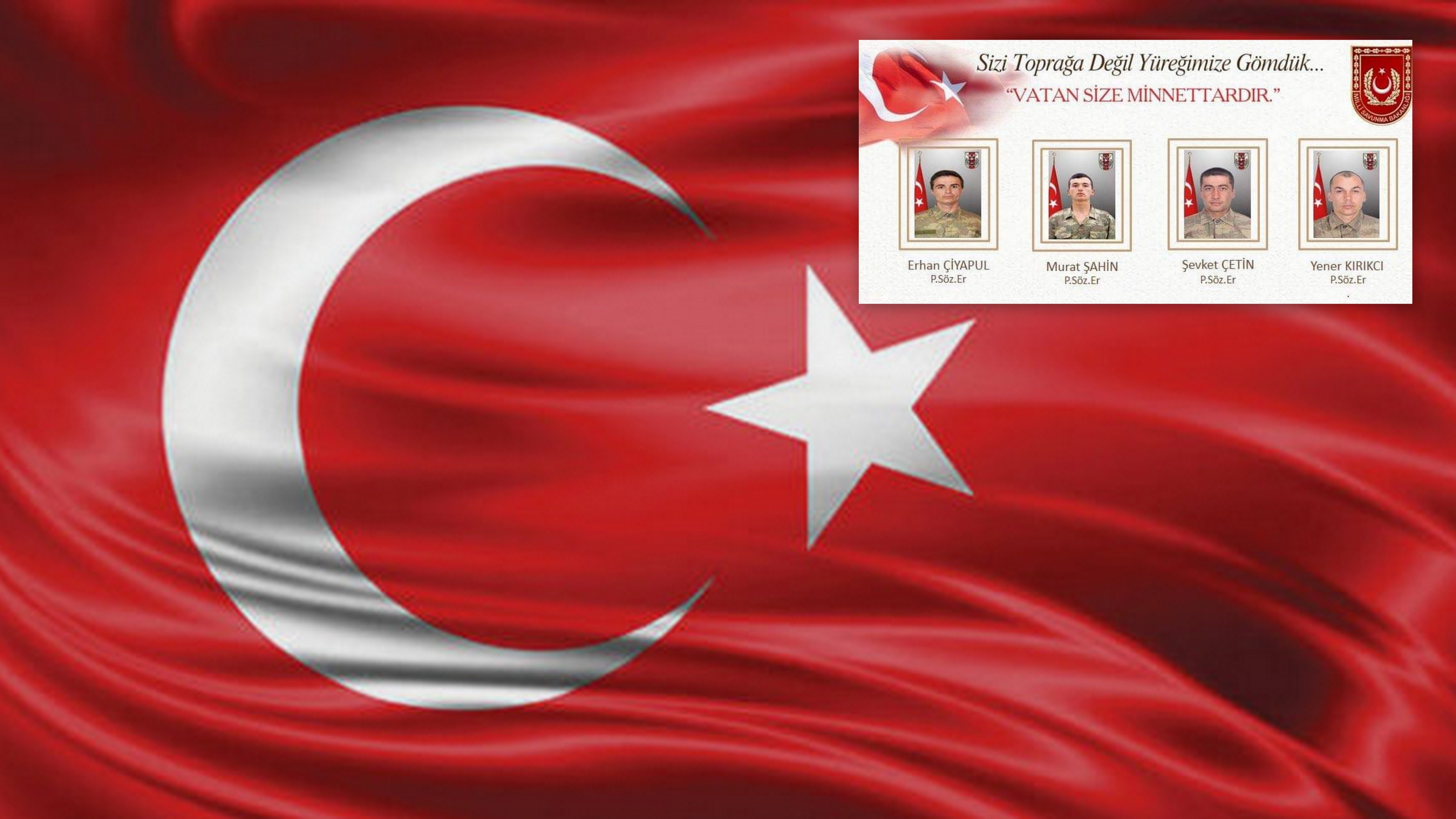 4 Askerimiz Şehit oldu!
