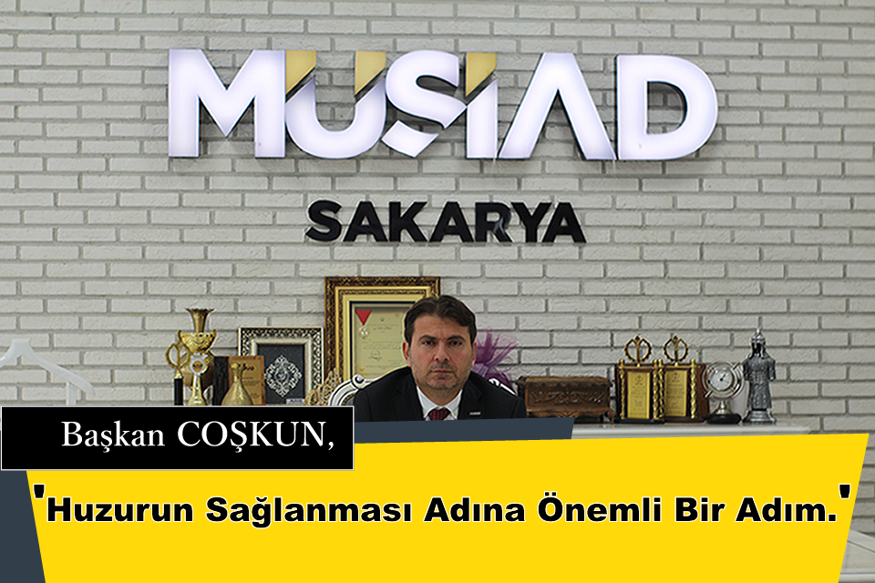 Huzurun Sağlanması Adına Önemli Bir Adım.