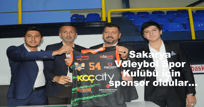 Sakarya Voleybol Spor Kulübü için sponsor oldular…