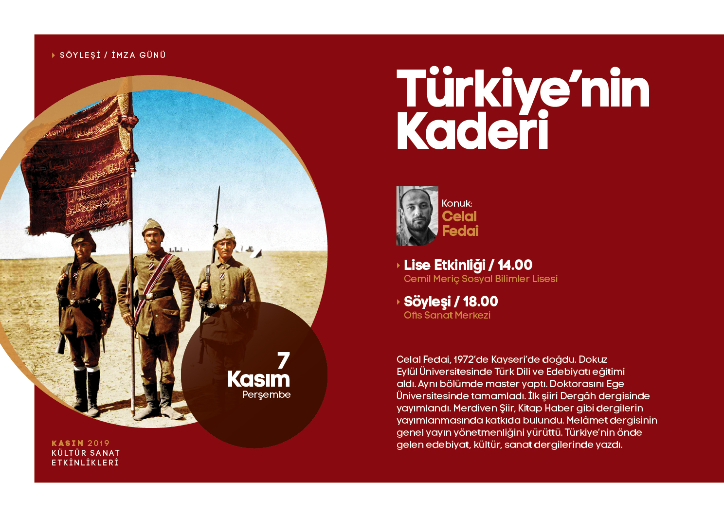 ‘Türkiye’nin Kaderi’ kitabı konuşulacak