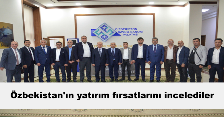 SATSO heyeti Özbekistan’ın yatırım fırsatlarını inceledi