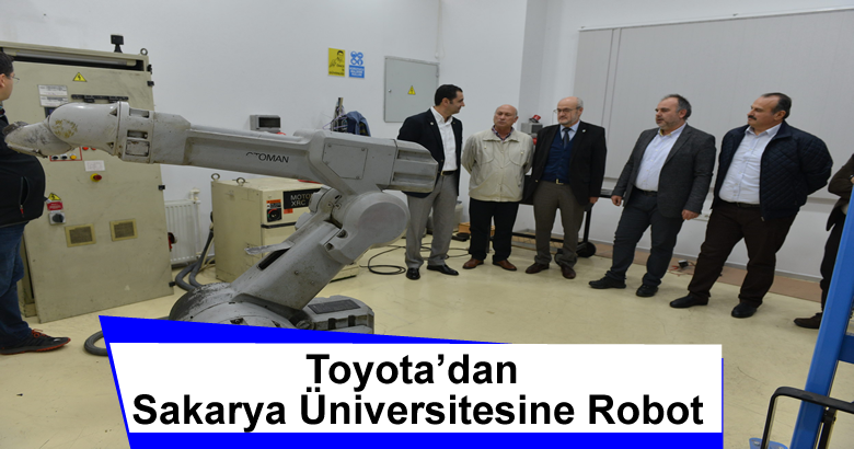 Toyota’dan Sakarya Üniversitesine Robot Hediye edildi.