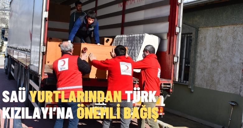 SAÜ Yurtlarından Türk Kızılayı’na Önemli Bağış