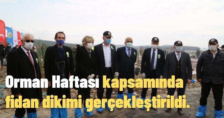 Orman Haftası kapsamında fidan dikimi gerçekleştirildi.