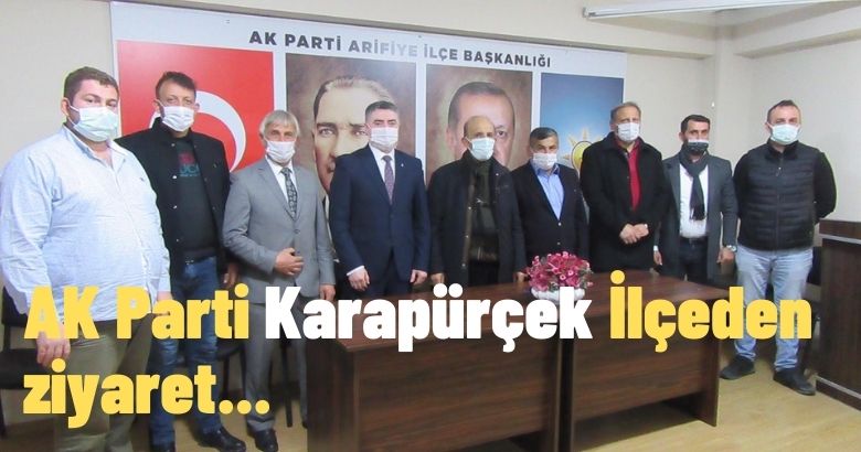 AK Parti Karapürçek İlçeden ziyaret
