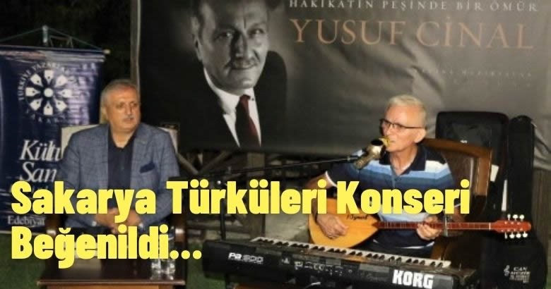 TYB Sakarya’nın İrfan Özmert – Sakarya Türküleri Konseri Beğenildi