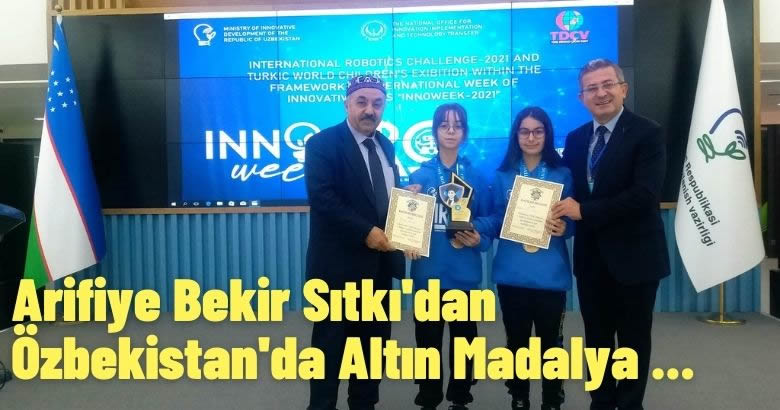  Arifiye Bekir Sıtkı’dan Özbekistan’da Altın Madalya