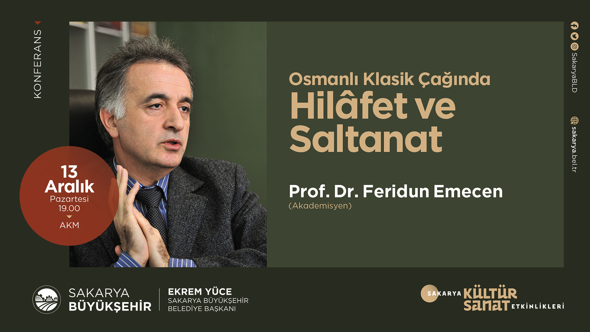 ‘Osmanlı Klasik Çağında Hilafet ve Saltanat’ konuşulacak