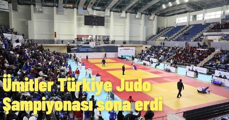 Ümitler Türkiye Judo Şampiyonası sona erdi