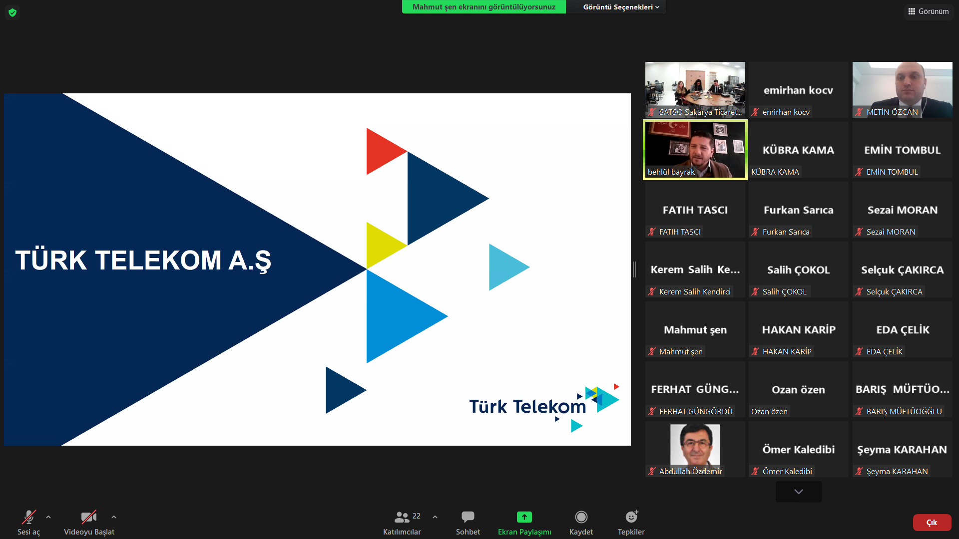 SATSO Üyelerine Türk Telekom İşbirliğiyle Dijitalleşme Bilgilendirme Eğitimi
