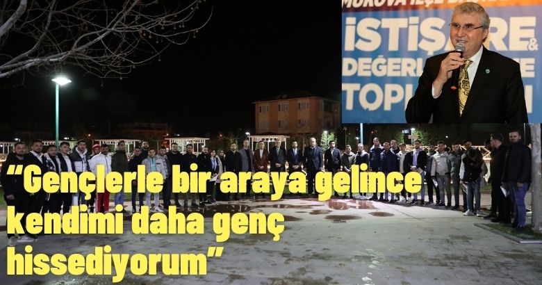 “Gençlerle bir araya gelince kendimi daha genç hissediyorum”