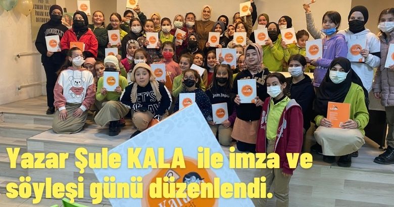 Yazar Şule KALA  ile imza ve söyleşi günü düzenlendi.
