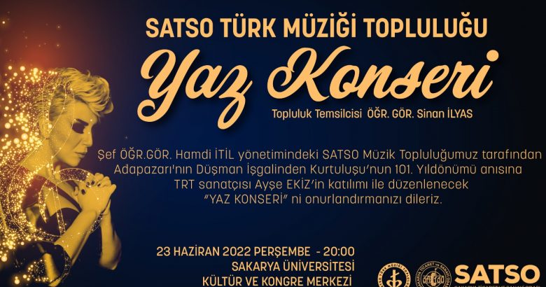  TRT Sanatçısı Ayşe Ekiz’le Yaz Konseri