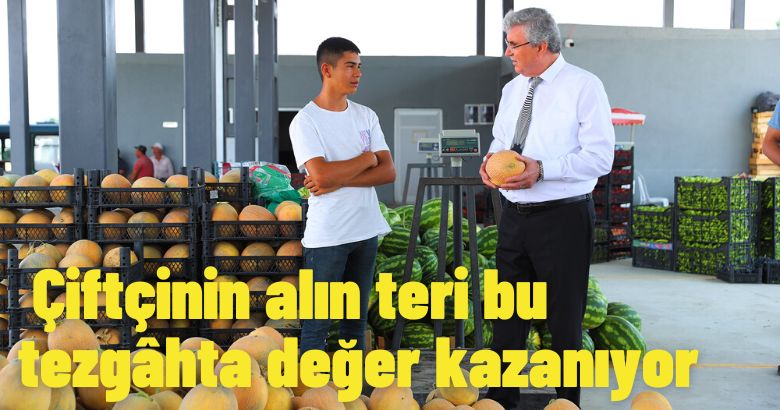 Çiftçinin alın teri bu tezgâhta değer kazanıyor