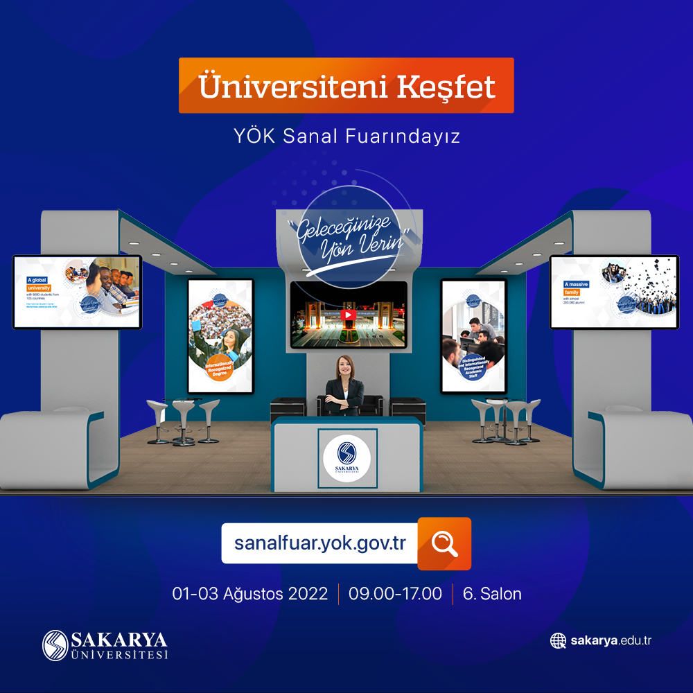 Sakarya Üniversitesi Keşfet YÖK Sanal Fuarında