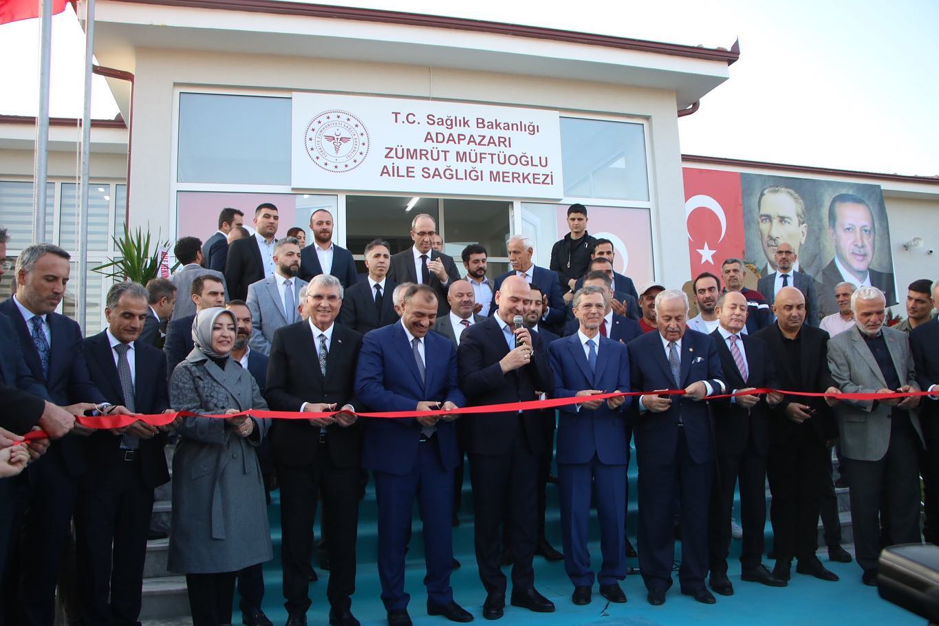 Bakan SOYLU, Zümrüt Müftüoğlu Aile Sağlığı Merkezi açılışına geldi 