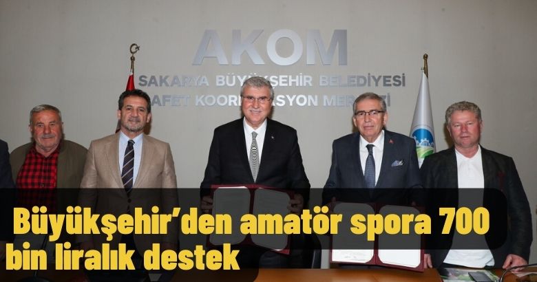  Büyükşehir’den amatör spora 700 bin liralık destek