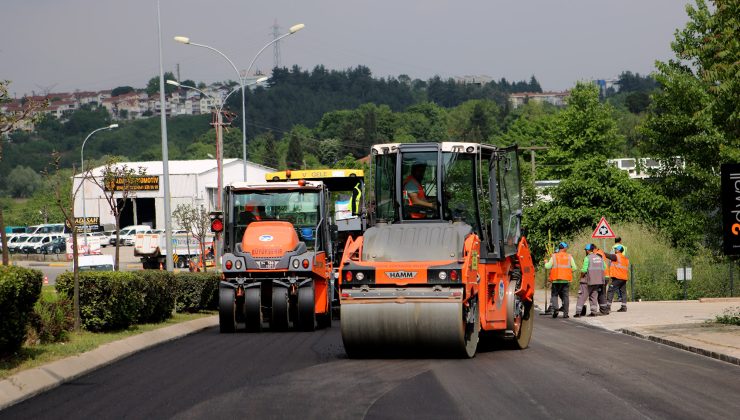 Şehrin girişinde yenileme işlemleri başladı