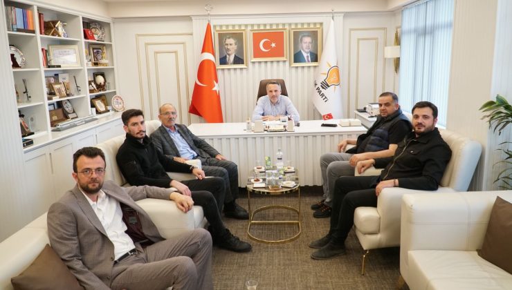 Ak Parti Arifiye’den İl Başkanı TEVER’e tebrik ziyareti