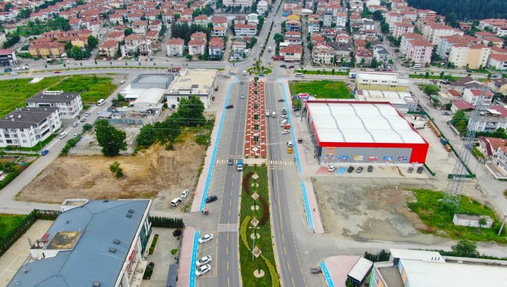 Sakarya’nın en geniş caddesine yepyeni konsept