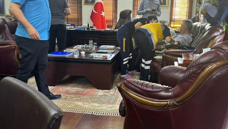 Belediye Başkanının makam odasında silahlı saldırı!