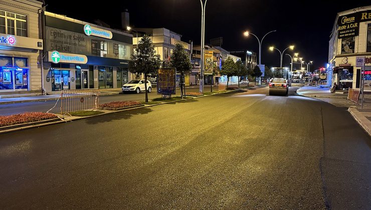 O Cadde de yenileme çalışmaları tamamlandı