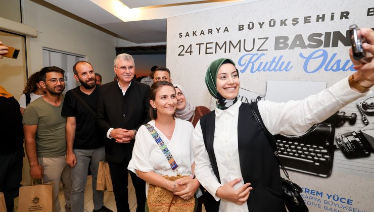 Başkan Yüce Basın Bayramı’nda gazetecilerle bir araya geldi