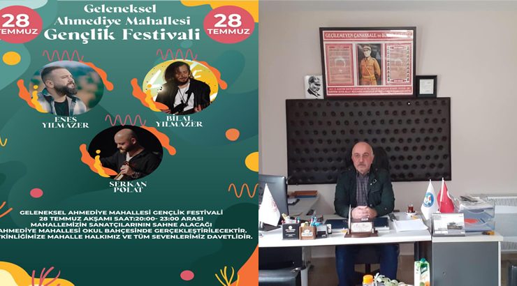 Geleneksel Ahmediye Gençlik Festivali 28 Temmuz’da