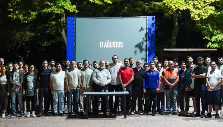 SAÜ’den 17 Ağustos Depremi Anma Töreni