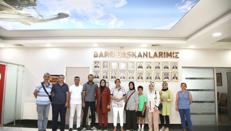 Sakarya Adliyesi işçilerinden Baro Başkanı Yıldız’a ziyaret
