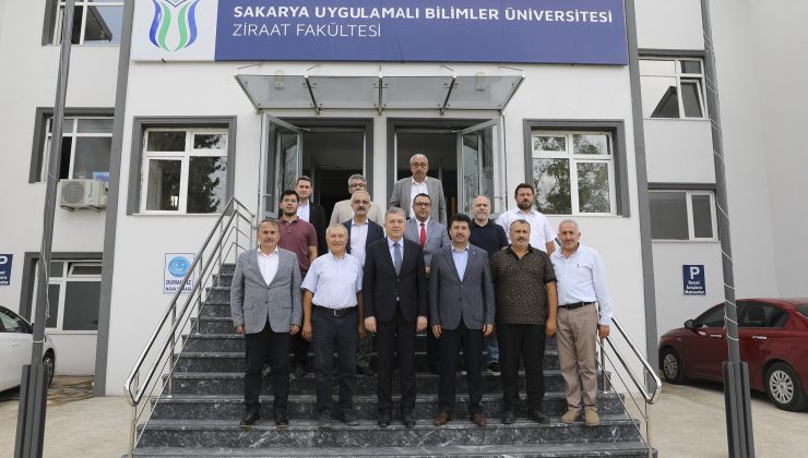 İlçemizde bulunan SUBÜ Ziraat Fakültesi ile SADEM’i ziyaret ettiler